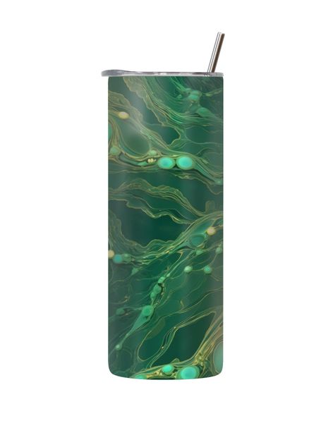 Emerald 20 Oz Tumbler with Lid and Straw Trendy Pattern Graphic Present 227