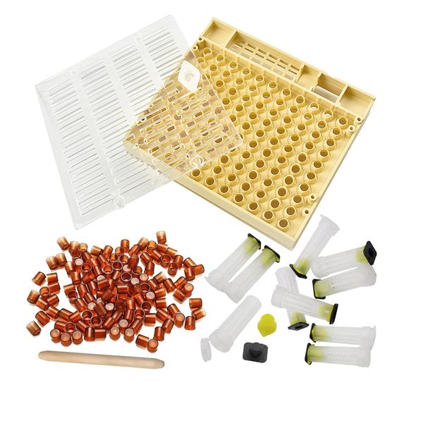 Garden Hobby Beekeeping King Queen Bee Rearing System Box 161 Piece