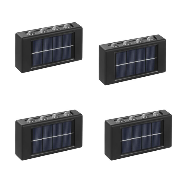Yas-4 Piece Of Portable Solar Powered Up and Down Outdoor 10LED Light