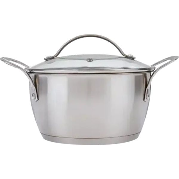Stainless Steel Casserole with Lid 18cm