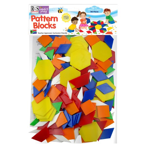 RGS Group Pattern Blocks - 180 Pieces