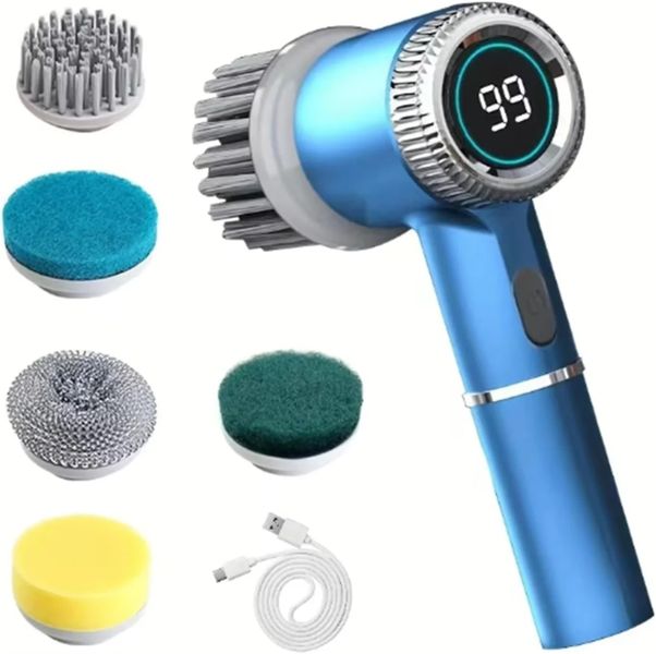 Cordless 5 Heads Cleaning Electric Brush