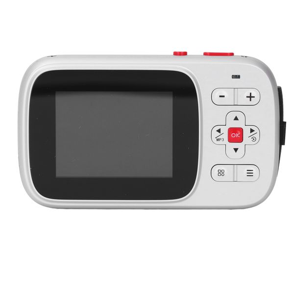 72MP 2.5K Camera, 16X Zoom, Anti-Shake, 2.4" IPS, For Vlog, Silver