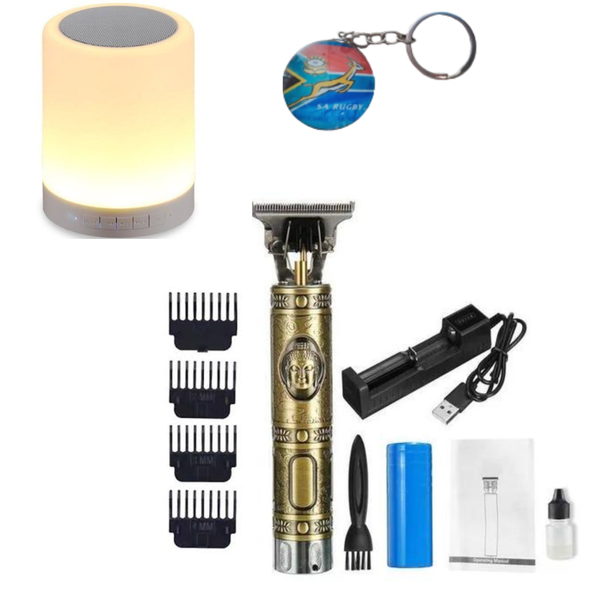 Hair Clipper Professional &amp; Touch Lamp Portable Speaker With Free Key Ring