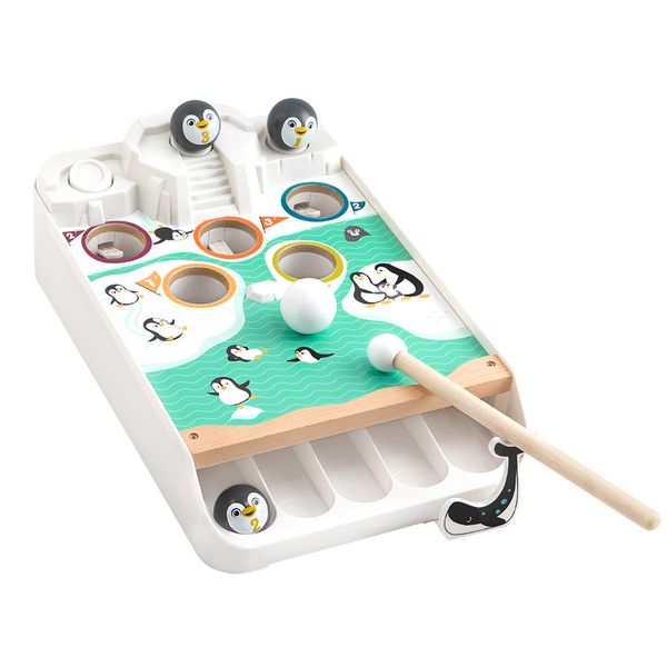 TopBright Fine Motor Pound &amp; Tap Game - Adelie Penguin Snowball
