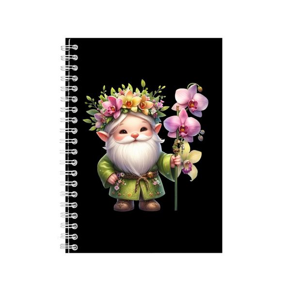 Green And Pink A5 Notebook Spiral Lined Notepad image