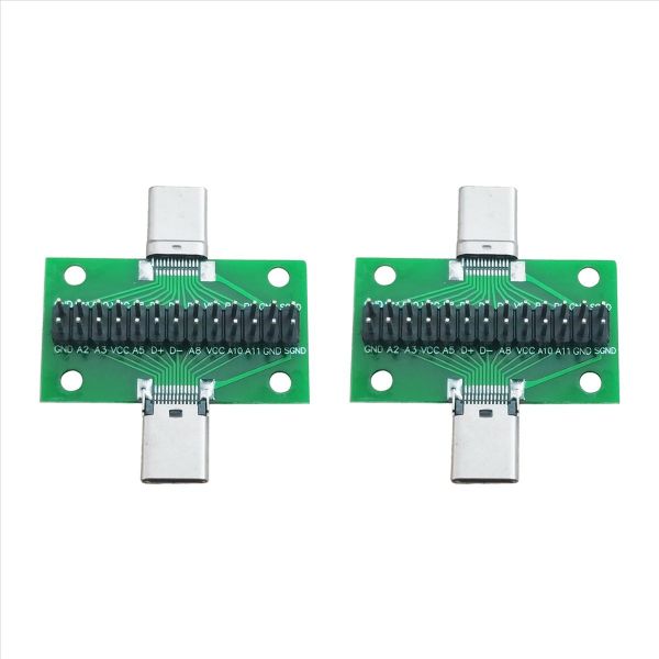 Male To Female Type C Test Pcb Board Universal Board With Usb Port