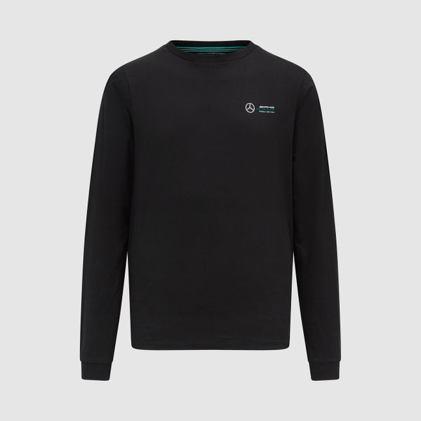 Mercedes AMG Petronas F1 Mens FW LS T-Shirt Black
