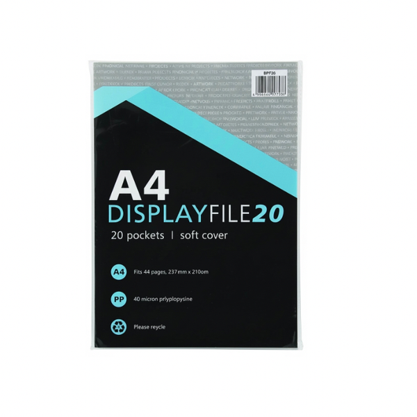 Everyday Reliable A4 20-Sleeve Pocket File