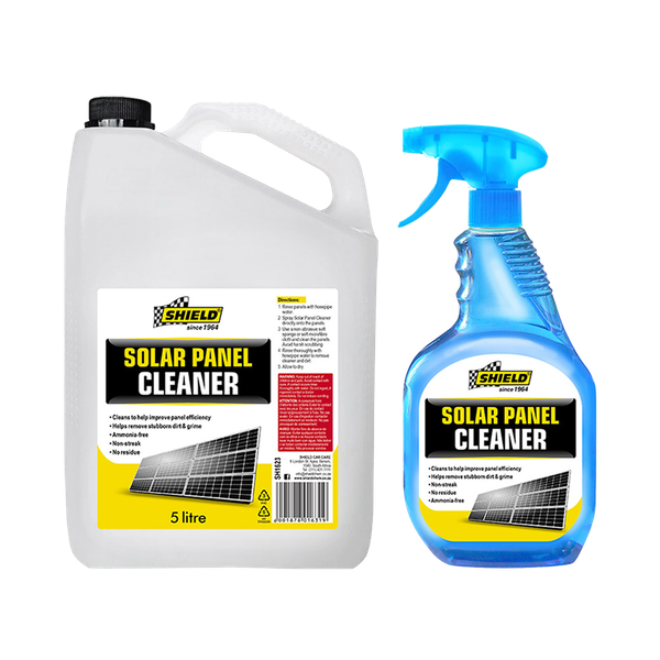 5L Shield Solar Panel Cleaner &amp; 1L Spray Bottle - Value Pack