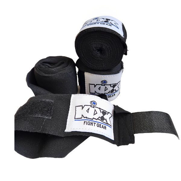 Kixx Handwraps - 180" (4.5m) - Black - 450 Cm