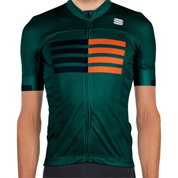 Sportful Wire Jersey 2021 -Sea Moss Black Orange SDR | Buy Online in