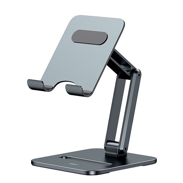 Baseus Desktop Biaxial Foldable Metal Stand for Tablets - Grey
