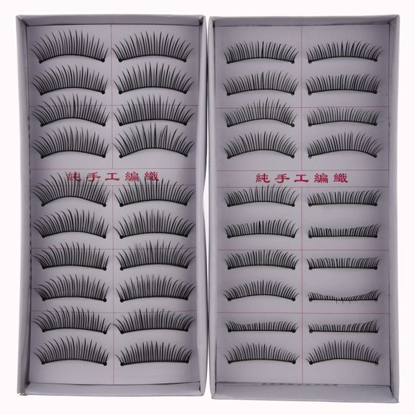 20 Pairs of Natural &amp; Regular Long False Eyelashes
