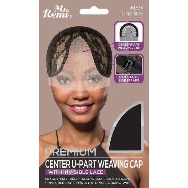 Ann04633 - Ms Remi Center Upart Weaving Cap Black - 4 Pack