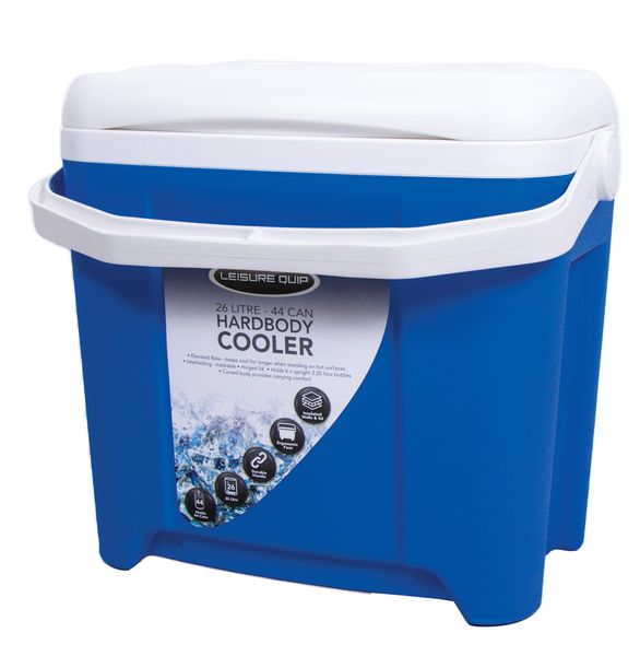 Leisure-Quip 26 Litre Hard Body Coolerbox - Blue
