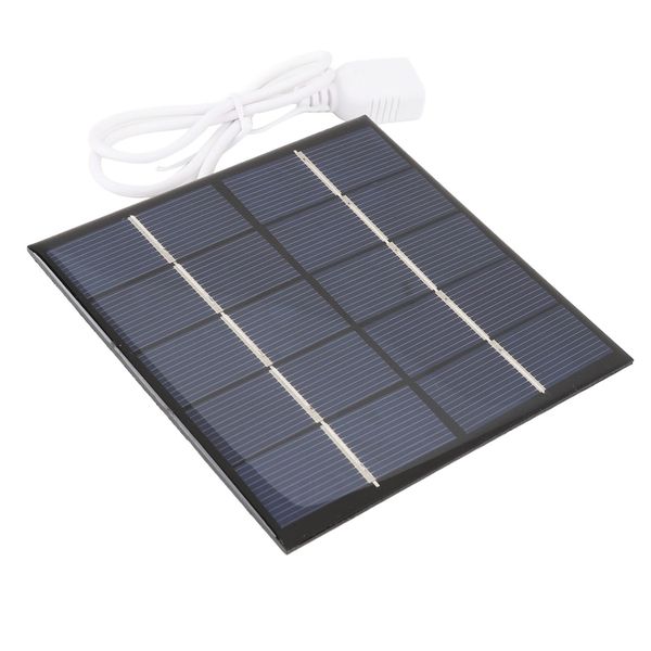1.2W Solar Charger Compatible With Phone &amp; 3.7V Power Bank