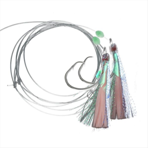 Glow Fishing Beads High Carbon Hooks for Freshwater/Saltwater D