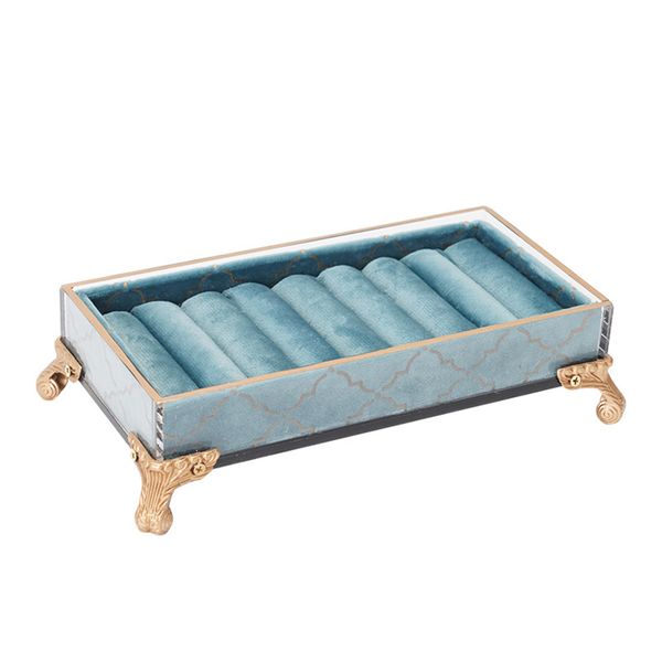 European Style Jewelry Display Stand for Bracelet Ring Storage Case