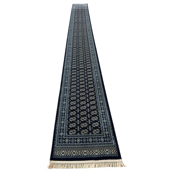 Rugs and Decor / High Quality Persian Bokhara Long Runner Rug- 1000 x 80 cm
