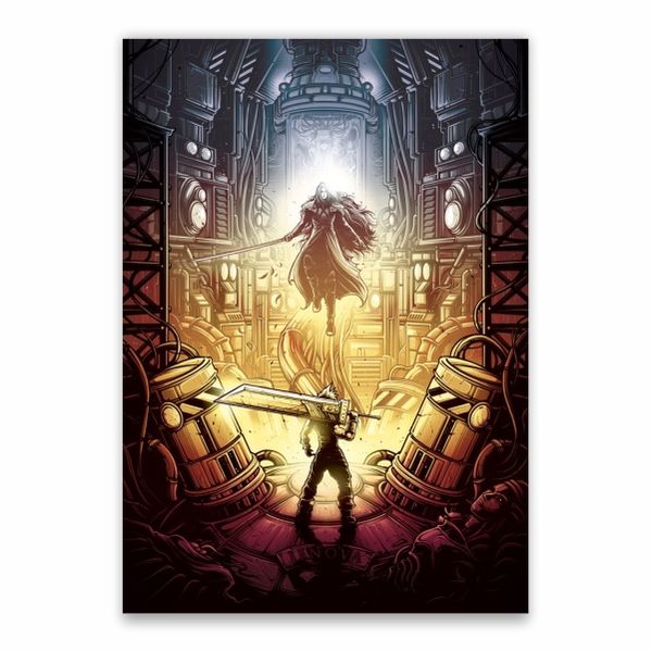 Hero VS Villain Video Game Poster - A1