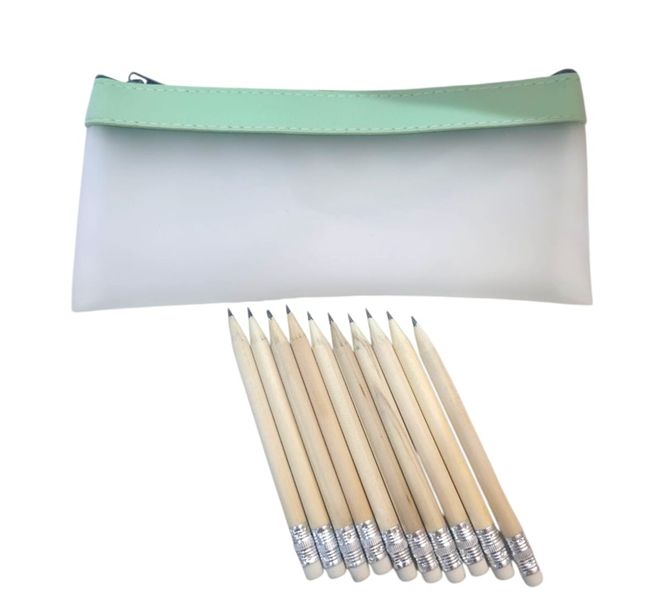 Pencil Case with Pencils