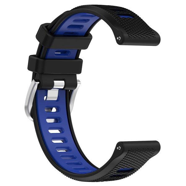 18mm Dual Color Silicone Replacement Strap for Garmin Venu 2S