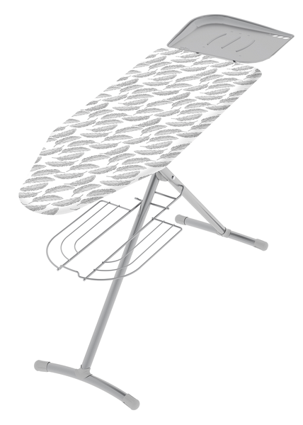 Colombo 154cm x 46cm 4-Position Iron Board with Cotton Cover &amp; Steam Station Holder - Turbo