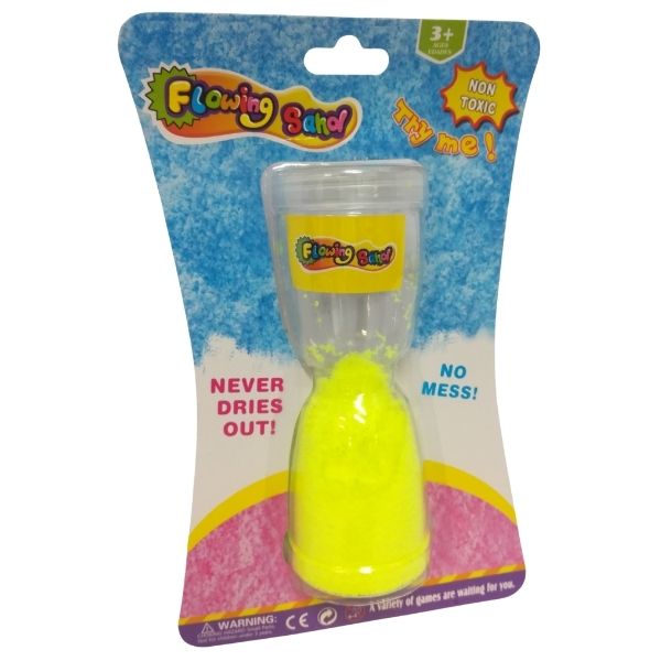 SourceDirect - Flowing Sand Hour Glass - 15cm - Yellow