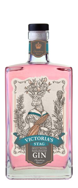 Victoria's Stag Strawberry Gin - 1 x 750ml