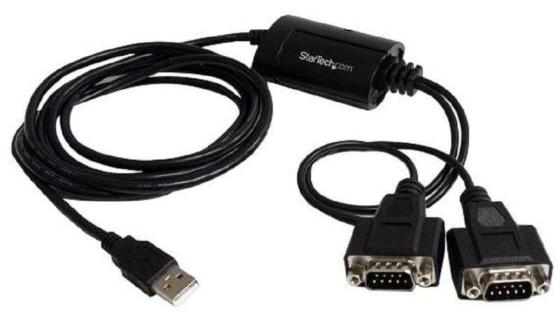 Startech (ICUSB2322F) 2-Port FTDI USB to Serial RS232 Adaptor Cable