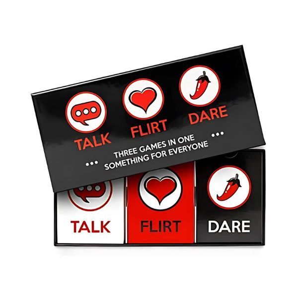 Talk, Flirt, Dare - Romantic Card Game for Couples