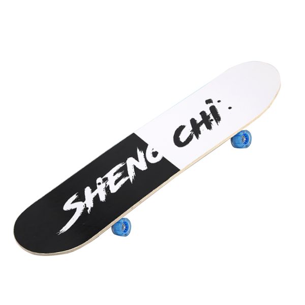 Design Skateboard Solid Durable Beginners Skateboard With Thick Wheels