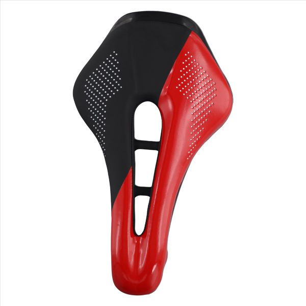 Ultralight Road Bike Saddle Short Nose Bicycle Seat Black Red