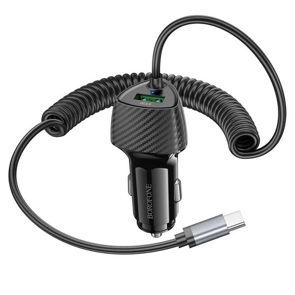 PD30W + 18W USB-C Cable + QC3.0 USB Port Car Charger BZ31E