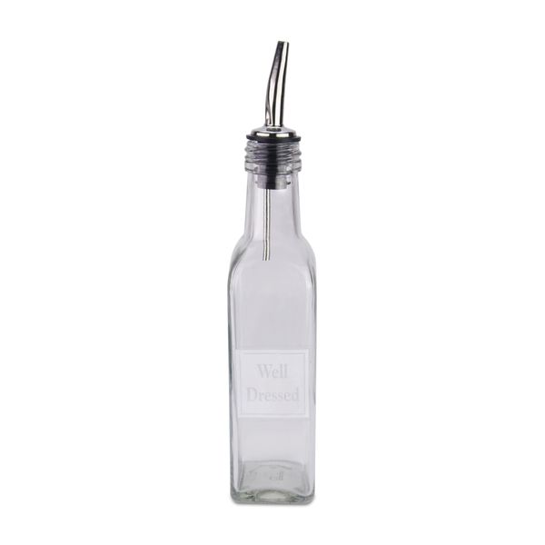 Glass Bottle - Well Dressed - Square - 250ml