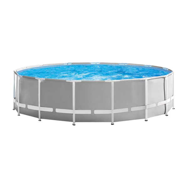 12ft Large Metal Frame Above-Ground Pool - Round Steel Structure Pool