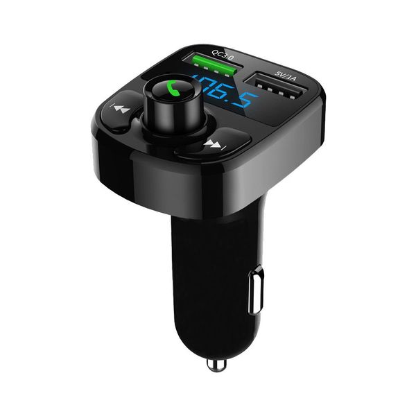 Hands-free Car Kit with FM Transmitter &amp; QC 3.0 Charger