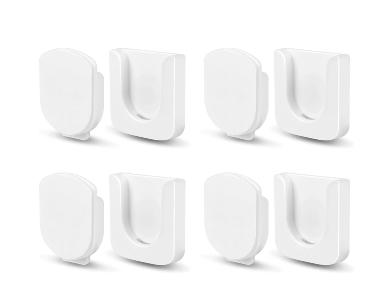 4-Pack Magnetic Remote Control Holder Wall Mount Self Adhesive
