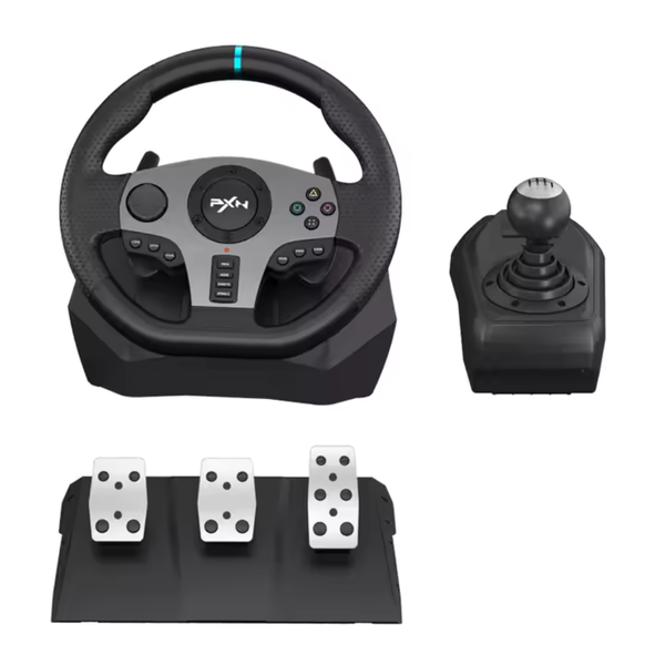 PXN V9 900 Gaming Racing Wheel with Pedals &amp; Gear Shifter