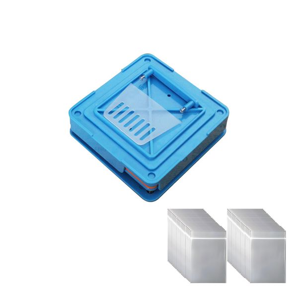 100 Holes Size 0 Capsule Filling Machine Manual &amp; 100 pcs Sealed Pill Bags