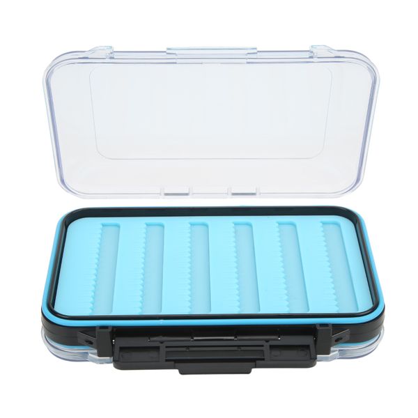 Transparent ABS Waterproof Silicone Fly Fishing Box