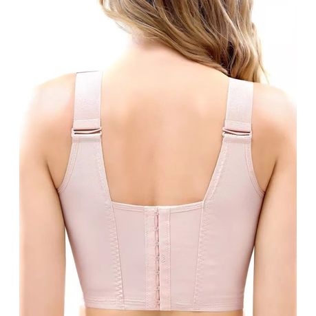 Front Closure Posture Corrector Bra with Post-Surgery Breast