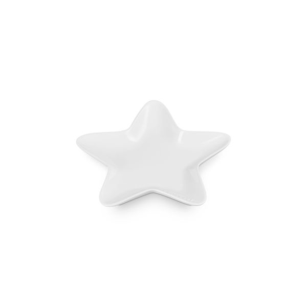 Le Creuset 20cm Star Plate White