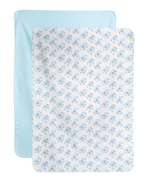Baby Space Bear Receiving Blanket - 2 Pack