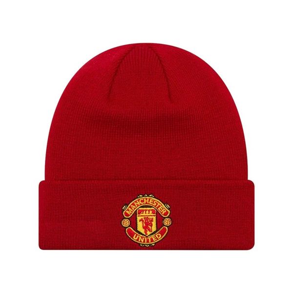 Manchester United FC Kids Red Cuff Knit Beanie