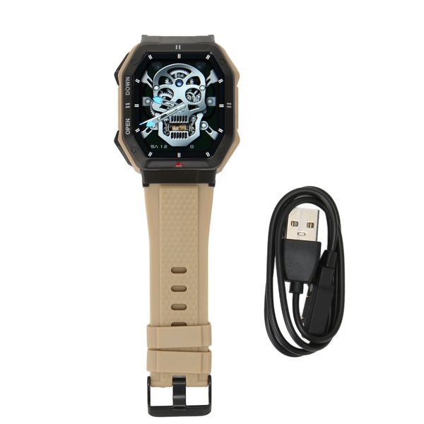 Rugged Smart Watch Support Bluetooth Calling Custom Dial Watch with Speaker