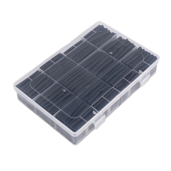 625Pcs Heat Shrink Tubing Kit Heat Shrink Tubes with Storage Case