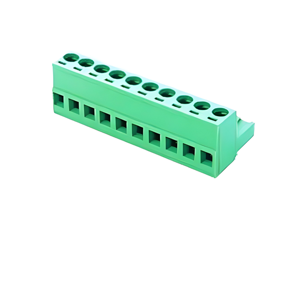 CPF5,08-12E 12-Way 5.08mm Screw Clamp Terminal Block 12A 250V - Green
