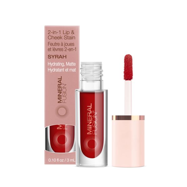 Mineral Fusion 2-in-1 Lip and Cheek Stain - Syrah